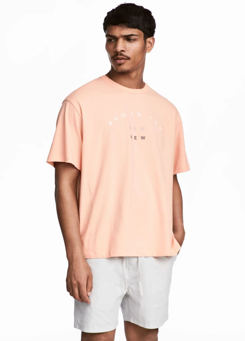 Рожева футболка H&M