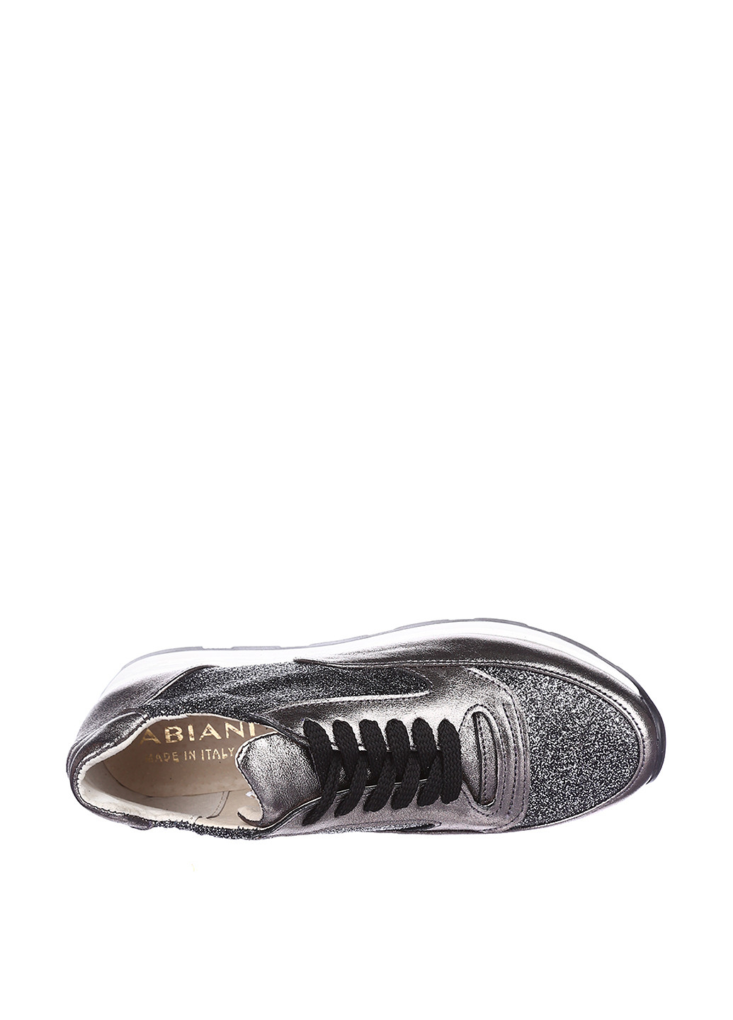 Серебряные демисезонные кроссовки Fabiani