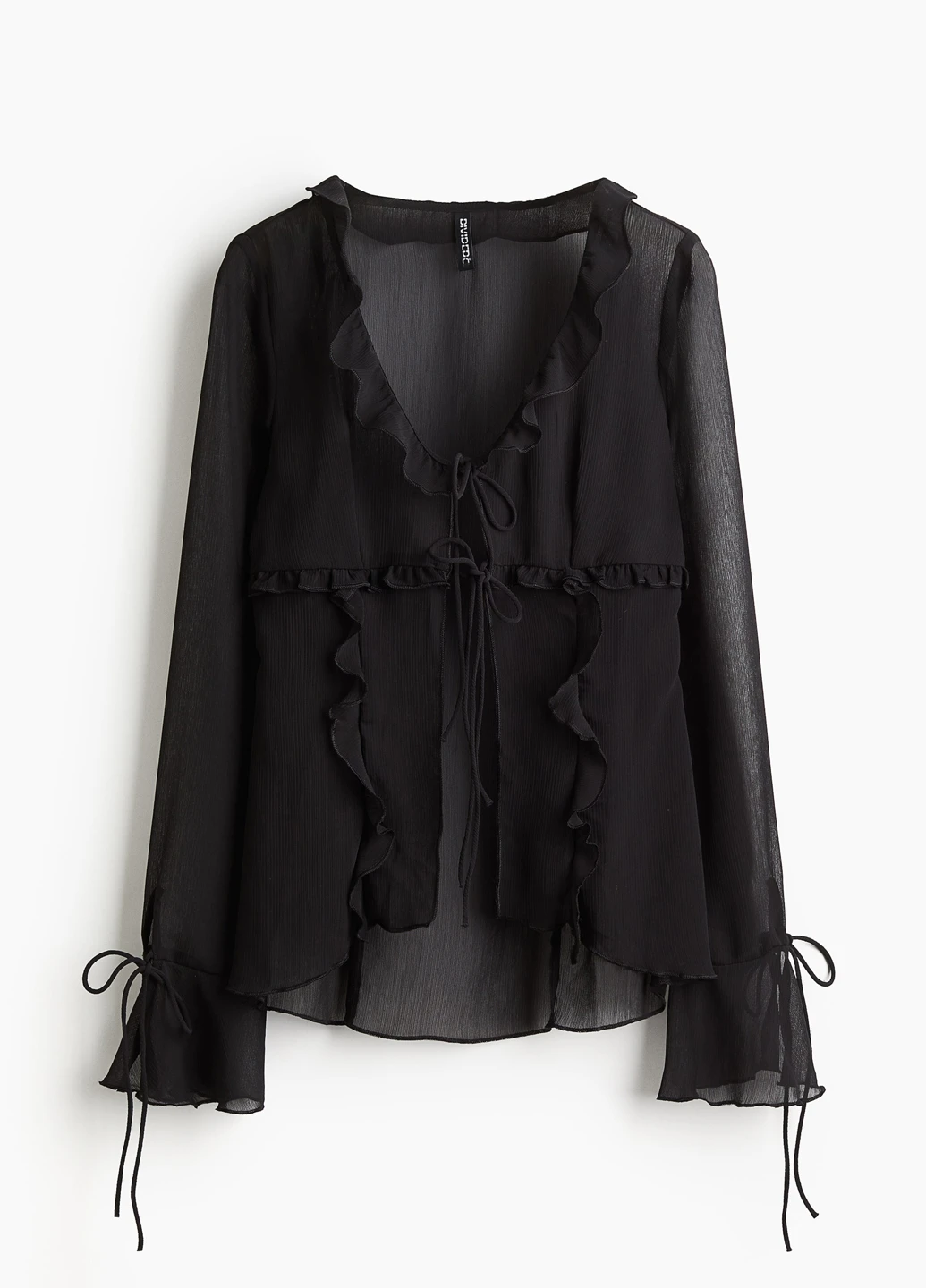 Чёрная блуза H&M