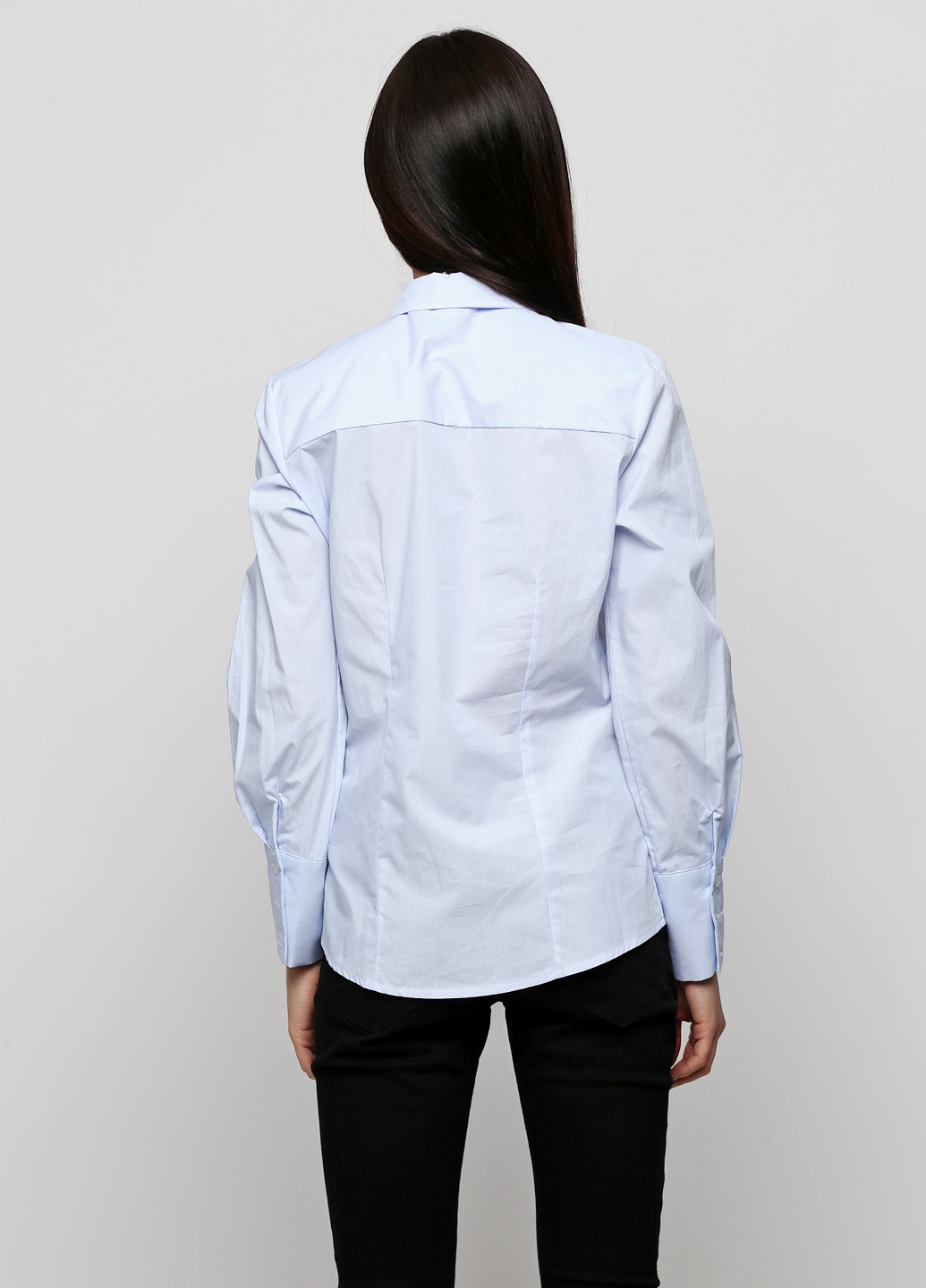 Голубая демисезонная блуза Kontatto