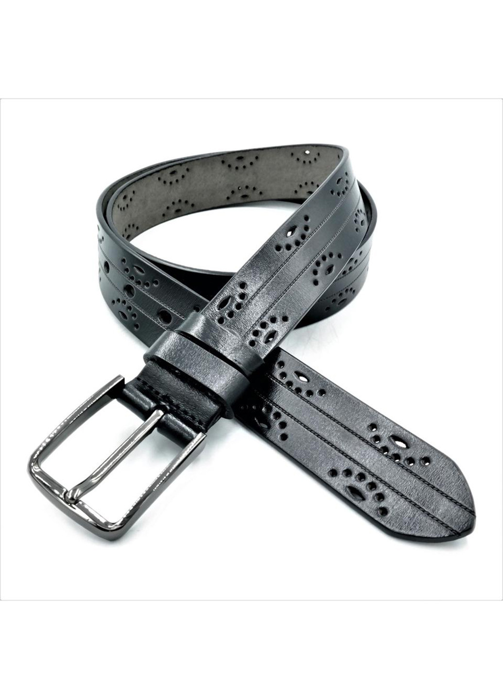 Жіночий шкіряний ремінь 110-115х3,3 см Le-Mon (254595164)