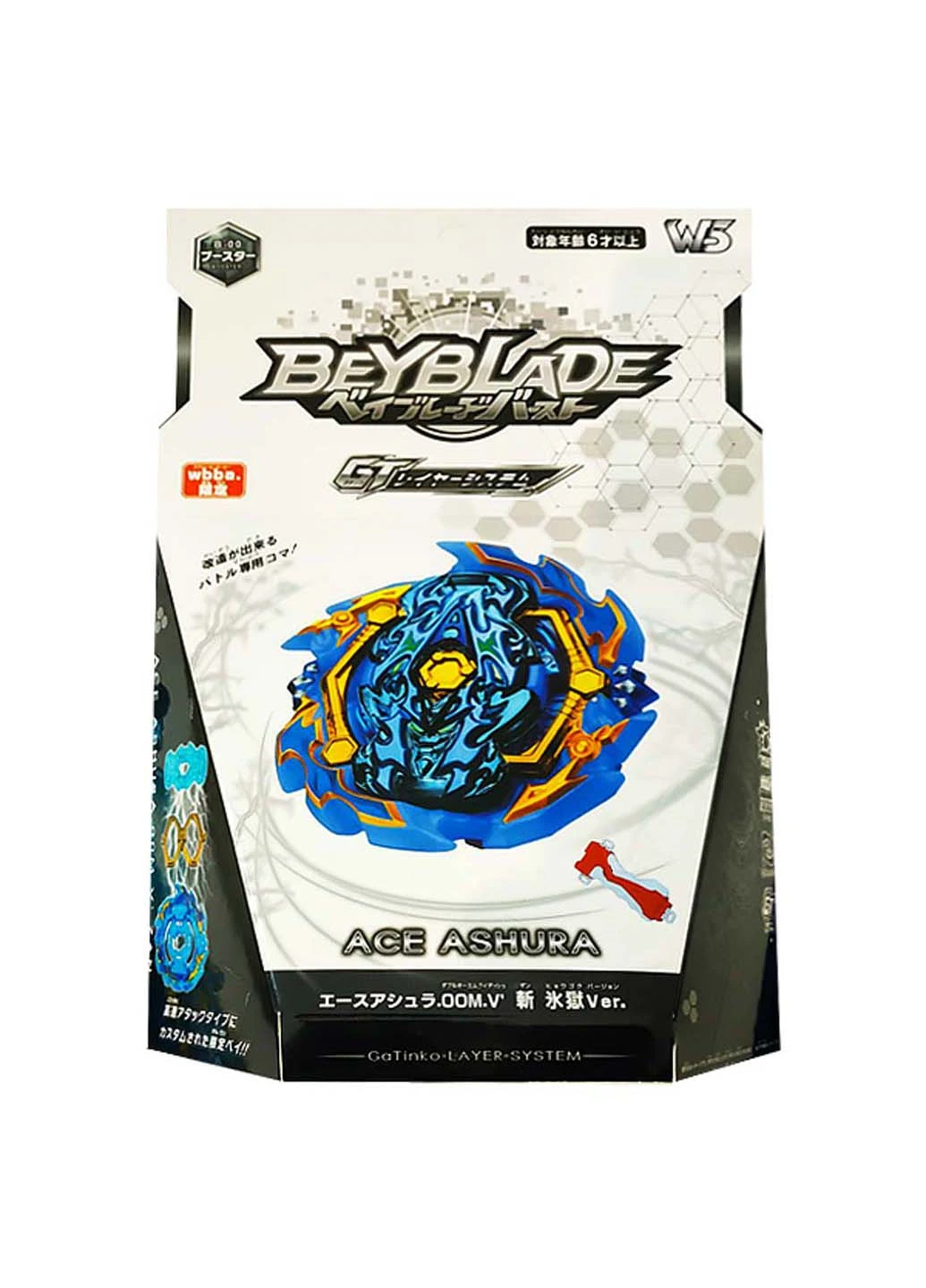 Волчек Эйс Ашура B-00 с пусковым устройством BeyBlade (255059092)