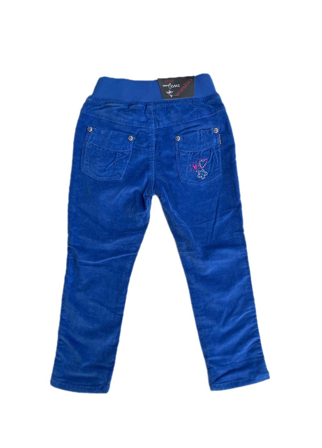 Синие демисезонные брюки Merkiato
