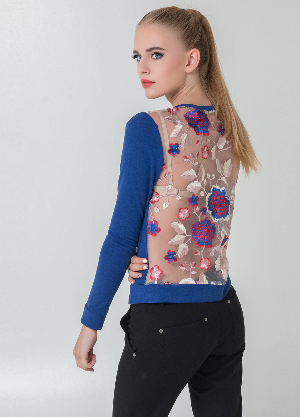 Синий демисезонный кардиган Azuri