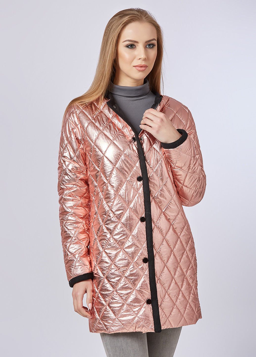 Розовая демисезонная куртка MN