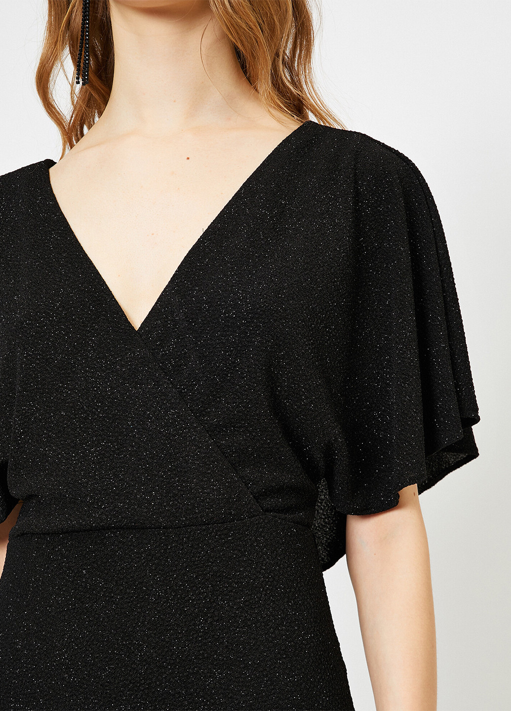 Чорна кежуал плаття, сукня KOTON однотонна