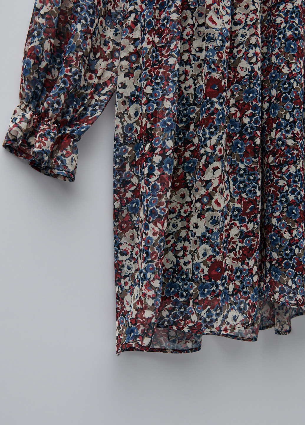 Комбинированное кэжуал платье клеш House с абстрактным узором