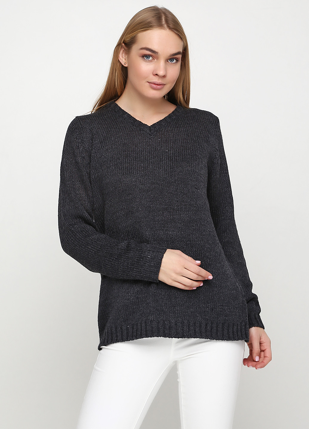 Темно-сірий демісезонний пуловер пуловер Long Island