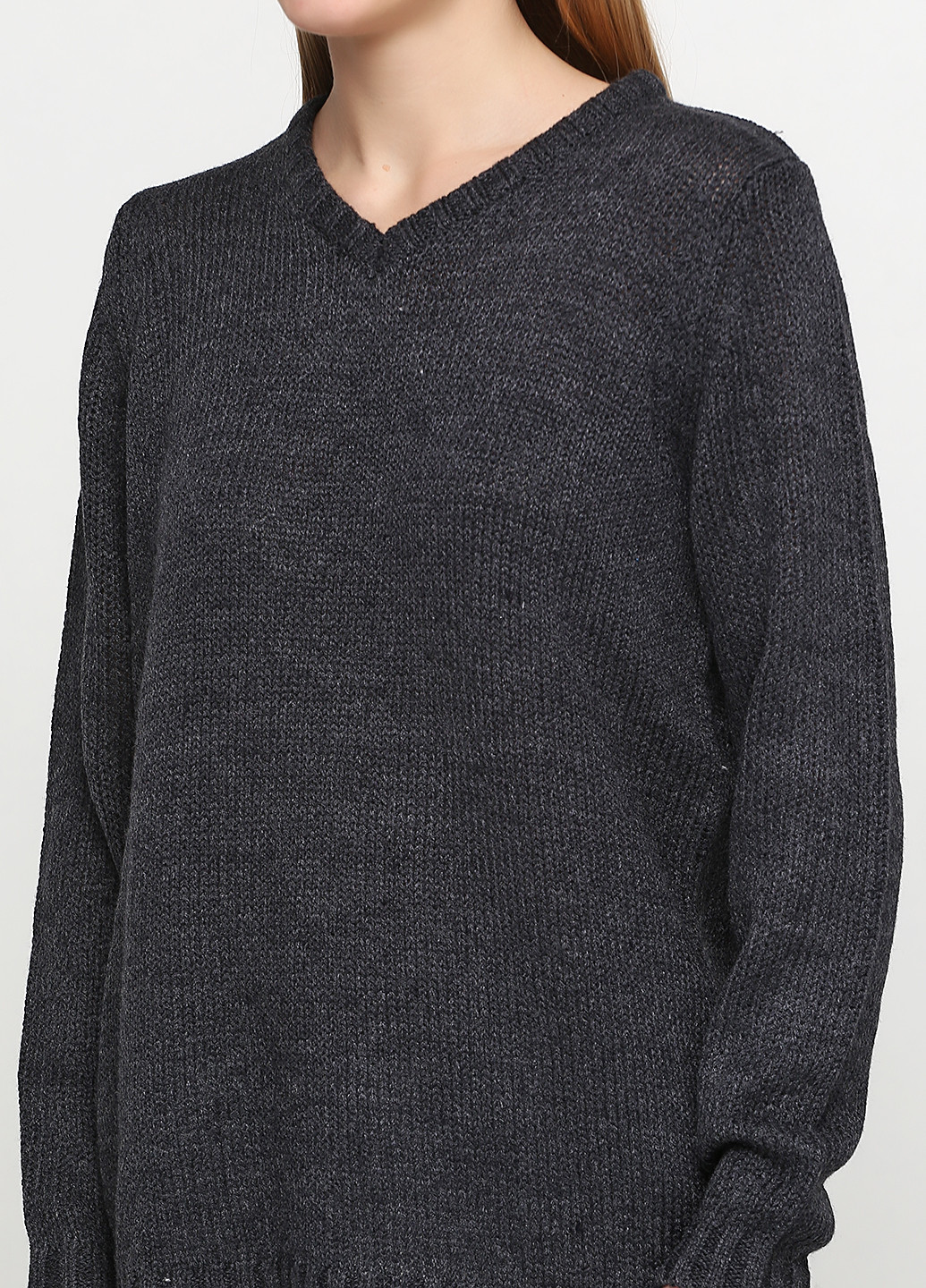 Темно-серый демисезонный пуловер пуловер Long Island