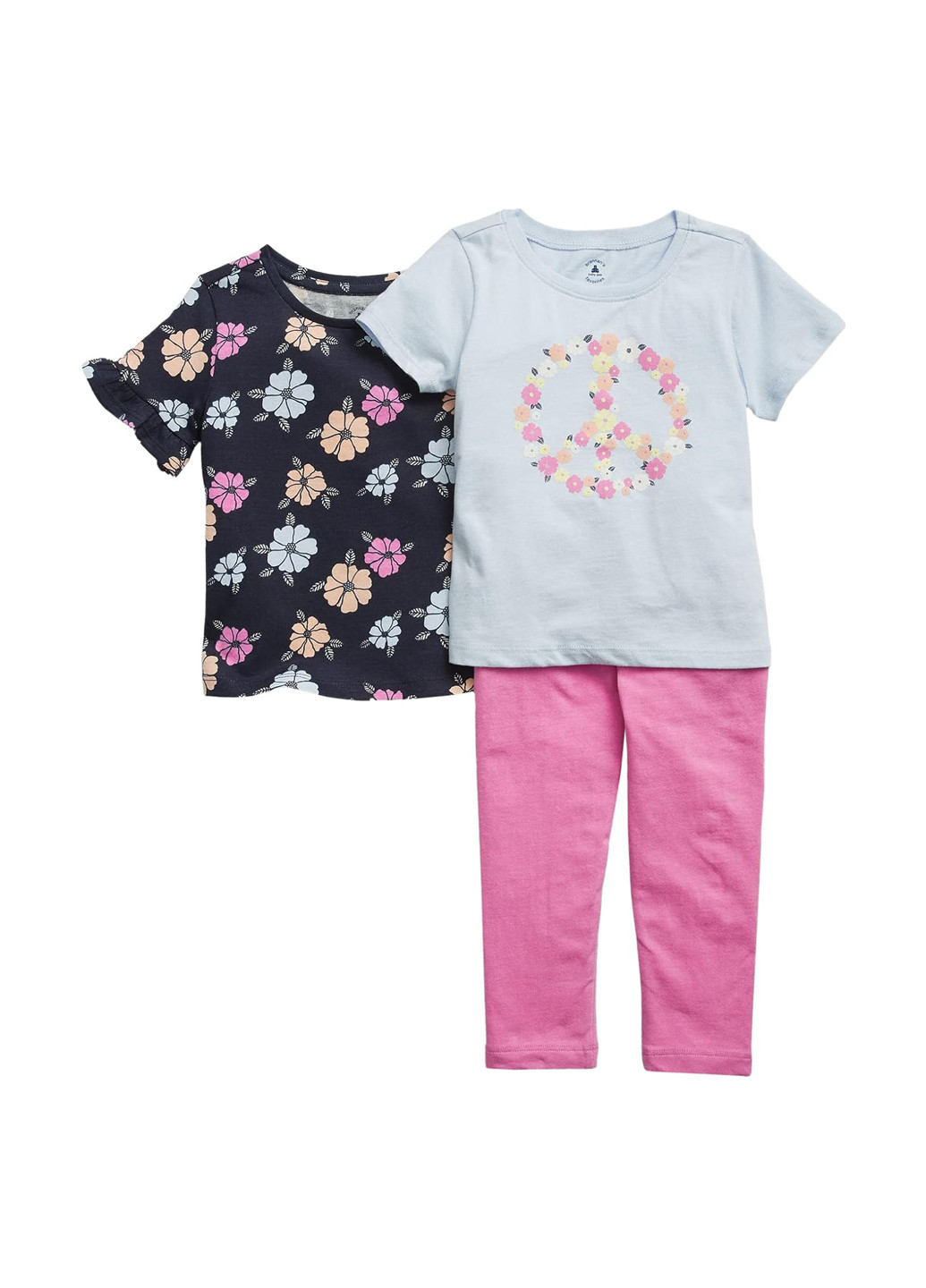 Комбінований літній комплект (футболка (2 шт.), штани) Gap