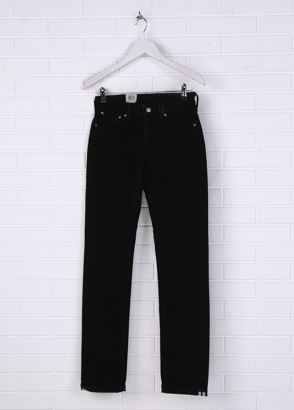 Черные демисезонные прямые джинсы Levi's