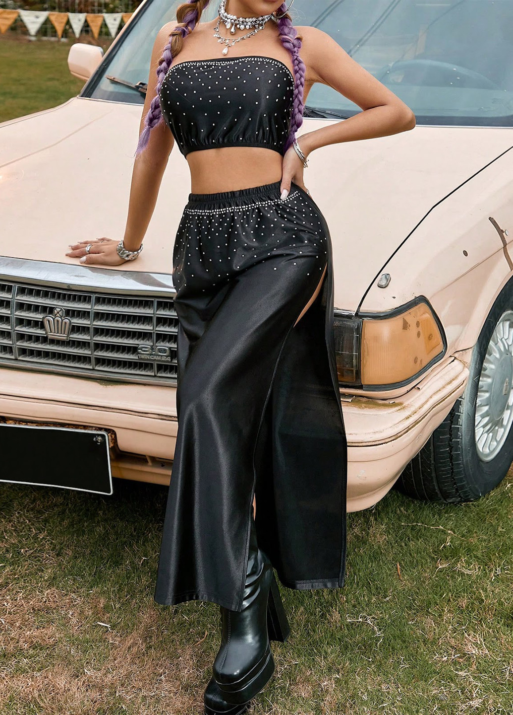 Костюм (топ, спідниця) SHEIN (323127241)