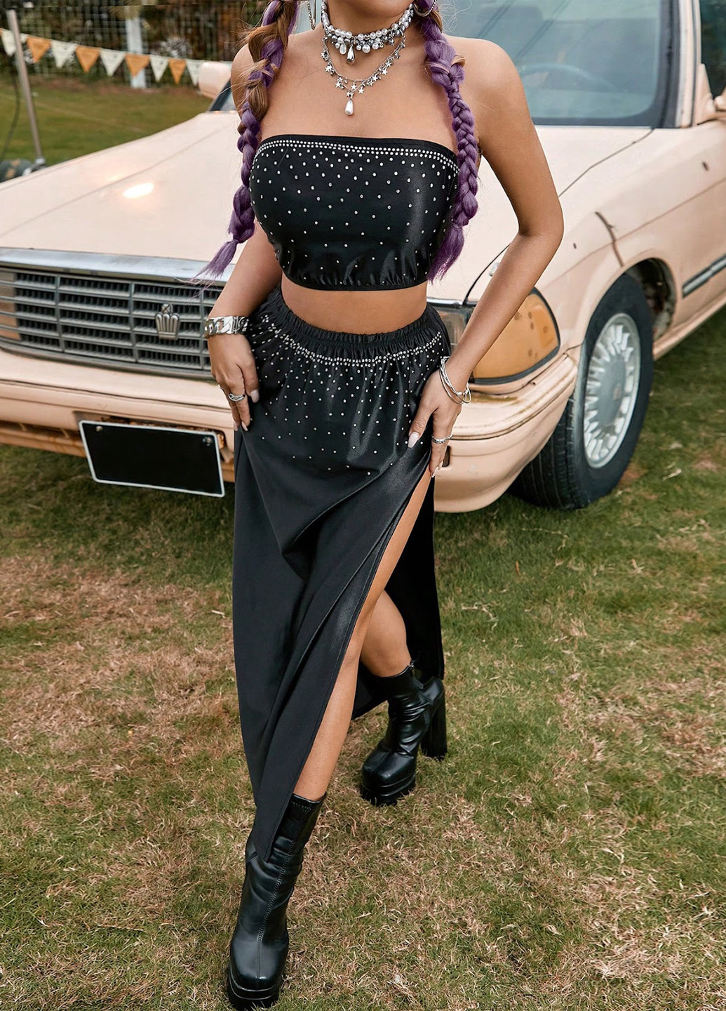 Костюм (топ, спідниця) SHEIN (323127241)