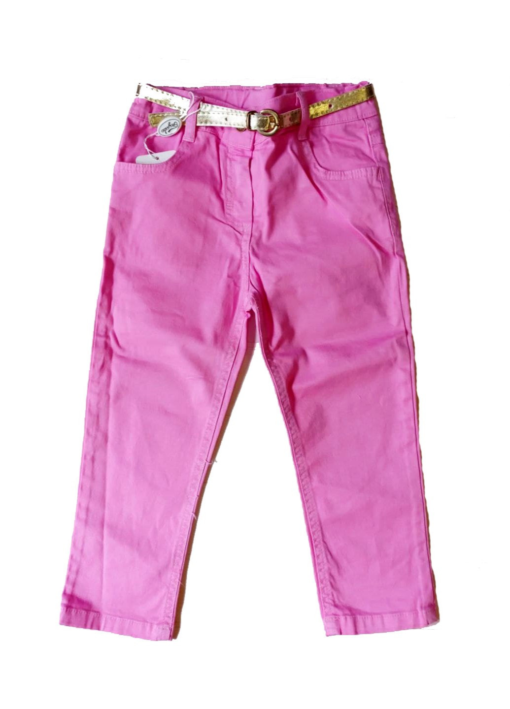 Розовые демисезонные брюки котон Oryeda