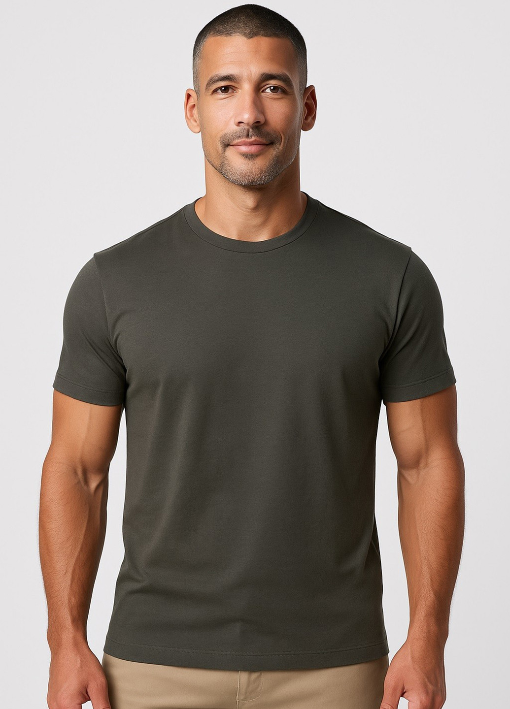 Сіро-зелена футболка ALTITUDINE