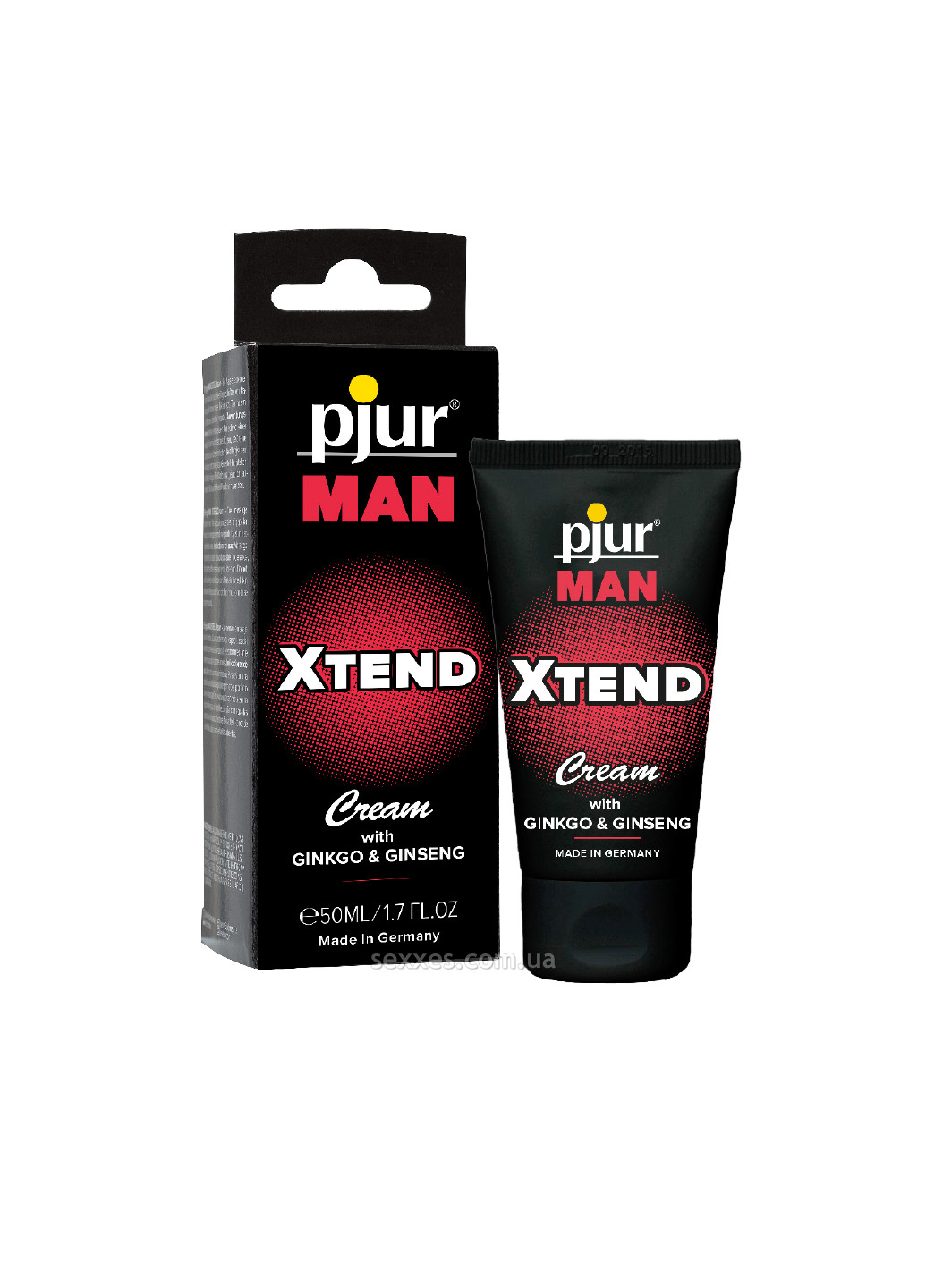 Крем для пениса стимулирующий MAN Xtend Cream 50 ml, с экстрактом гинкго и женьшеня Pjur (252043406)