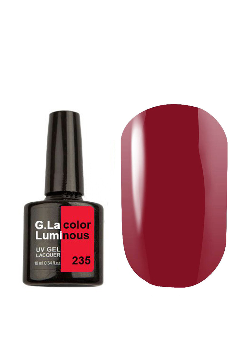 Гель-лак для нігтів UV Gel Lacquer Luminous №235 G.La Color (83228133)