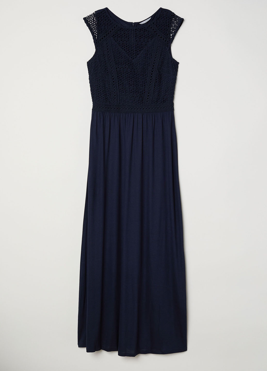 Темно-синее вечернее платье в стиле ампир H&M