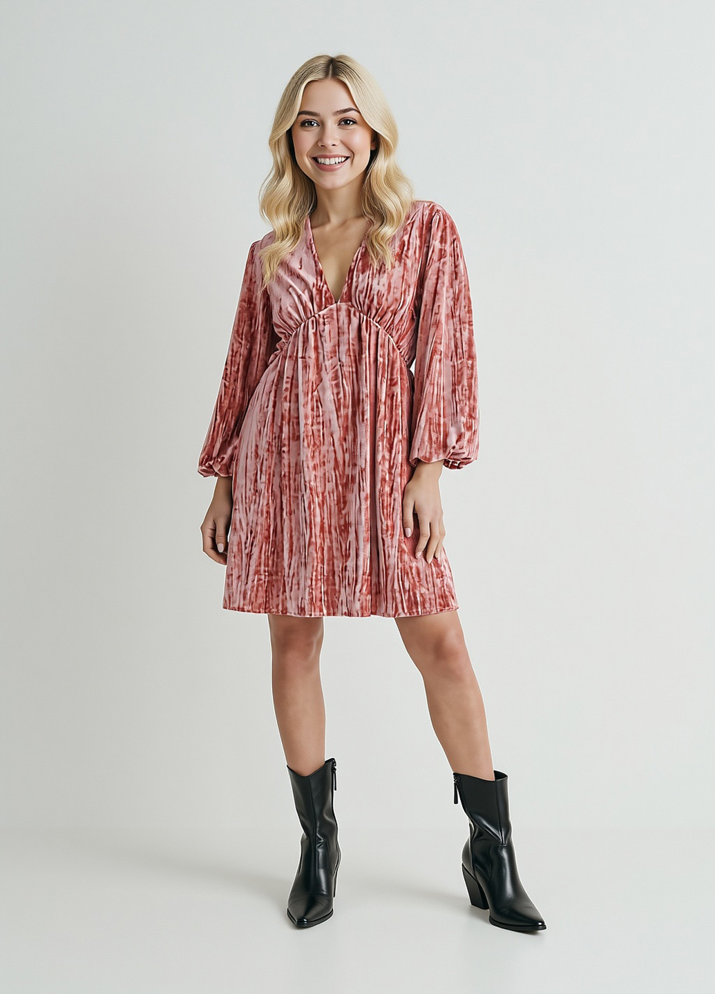 Рожево-коричнева кежуал сукня Reserved однотонна