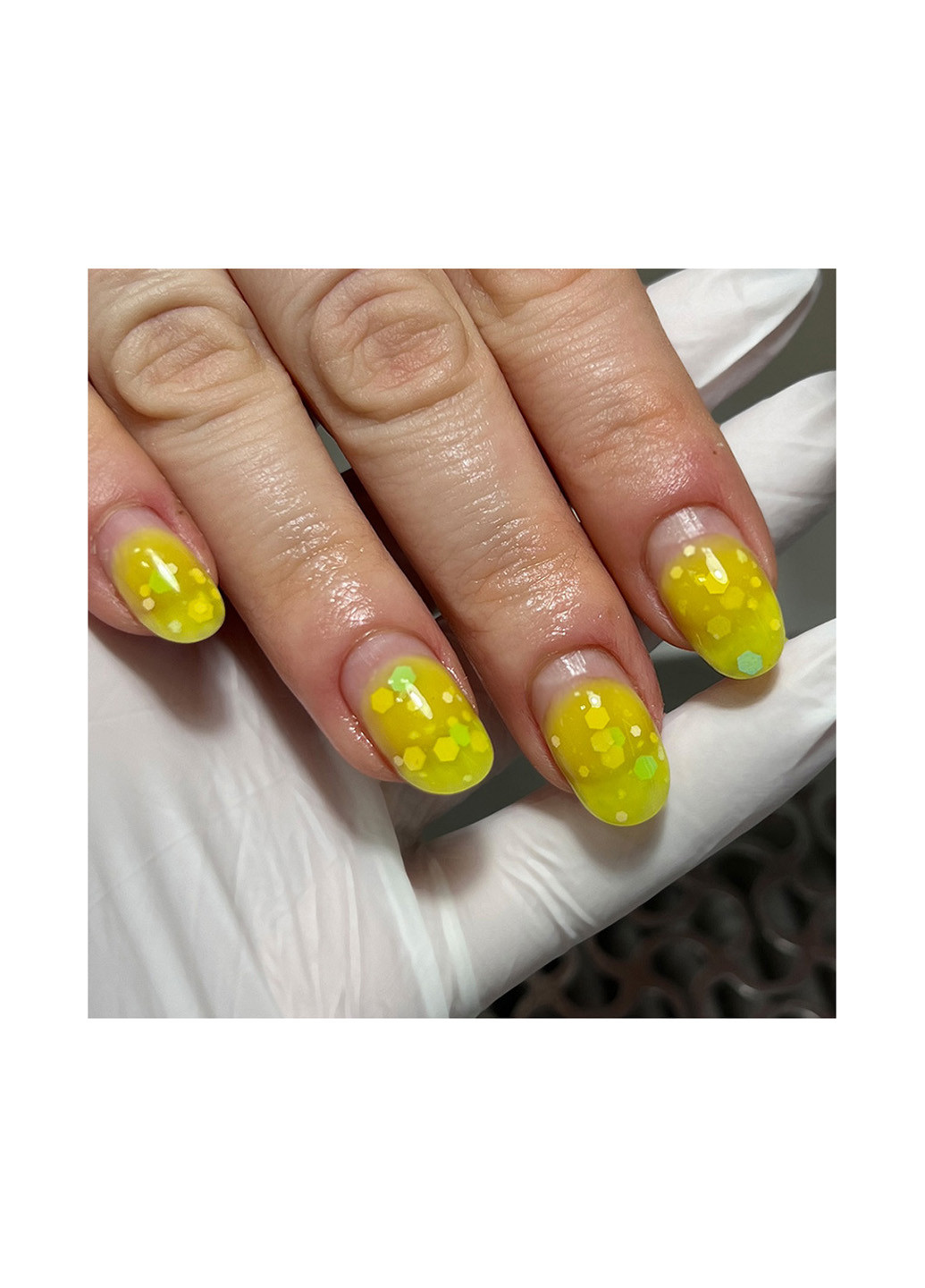 Декоративный гель для наращивания ногтей Candy Gel Yellow, 20 г Izzy (363030694)