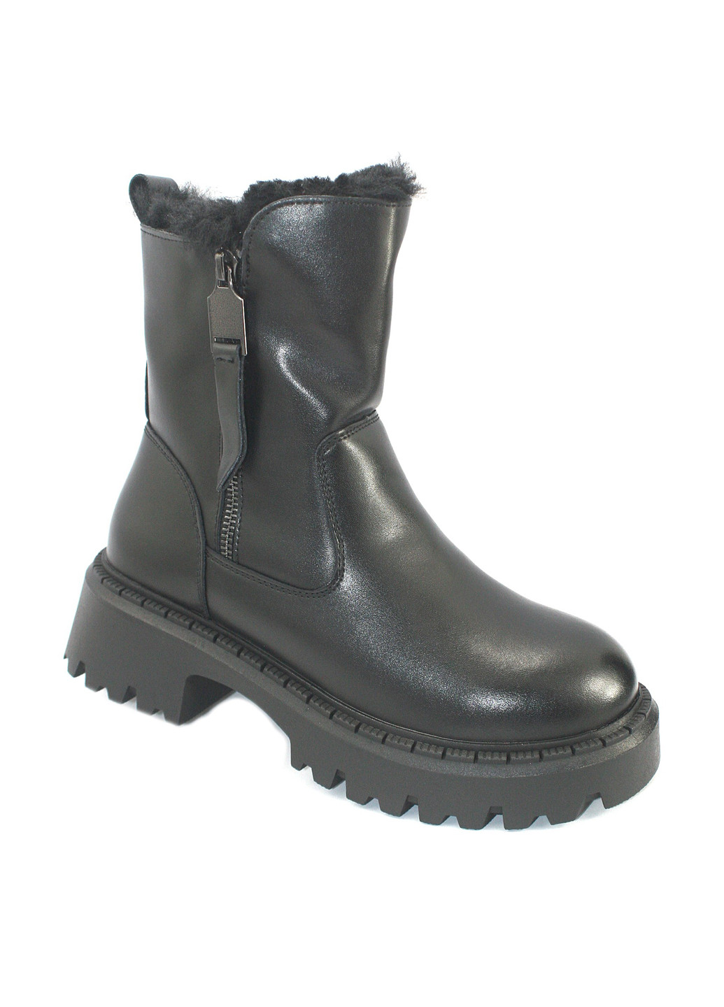 Зимние ботинки No Brand с молнией из искусственной кожи