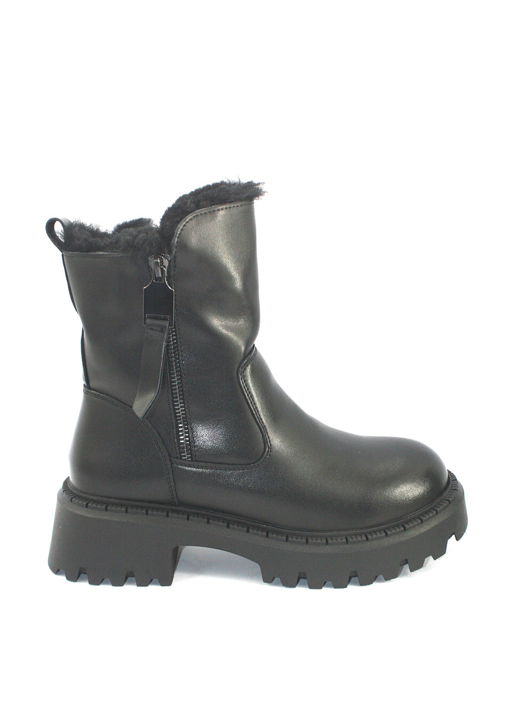Зимние ботинки No Brand с молнией из искусственной кожи