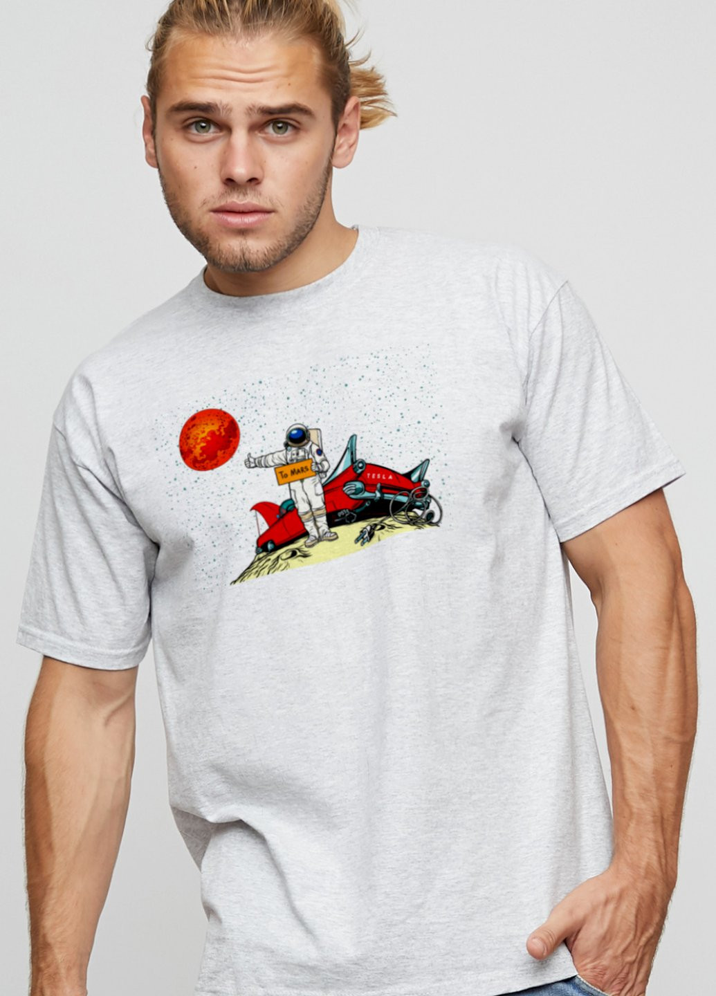 Сіра футболка чоловіча basic YAPPI