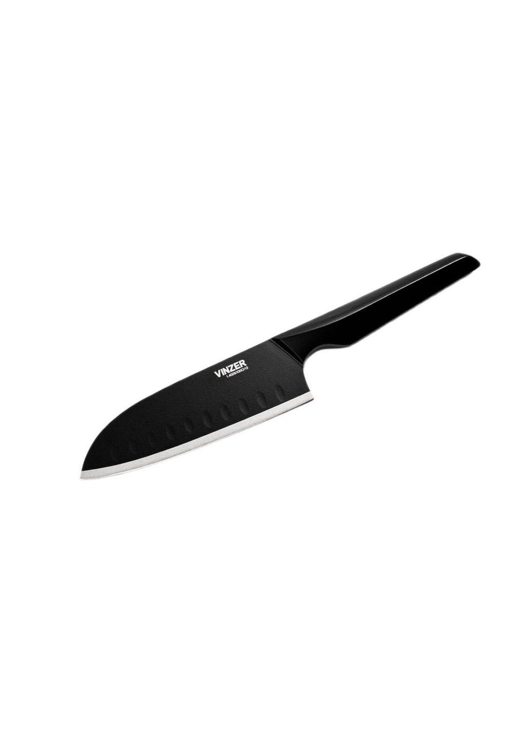 Нож Santoku Geometry Nero Line VZ-89301 12,7 см Vinzer (253612777)