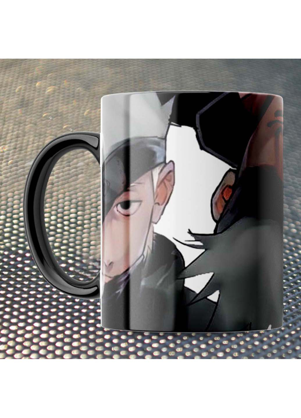 Чашка Fan Girl Какаши Хатаке и Годжо Сатору Наруто Магическая битва - Naruto Jujutsu Kaisen New 330 мл (254914609)