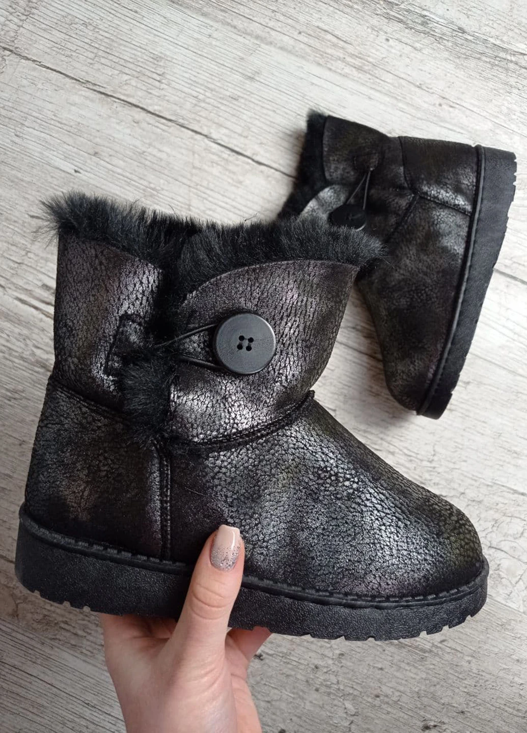Черные угги Waldem
