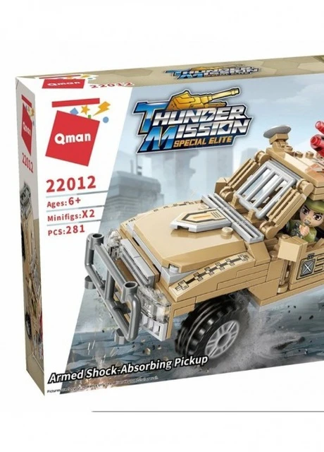 Конструктор 22012 військовий пікап, 281 деталь Qman (253827915)