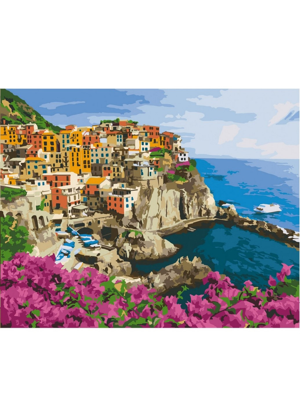Картина за номерами "Чінкве-Терре. Італія" 11231-AC 40х50 см Art Craft (250123633)