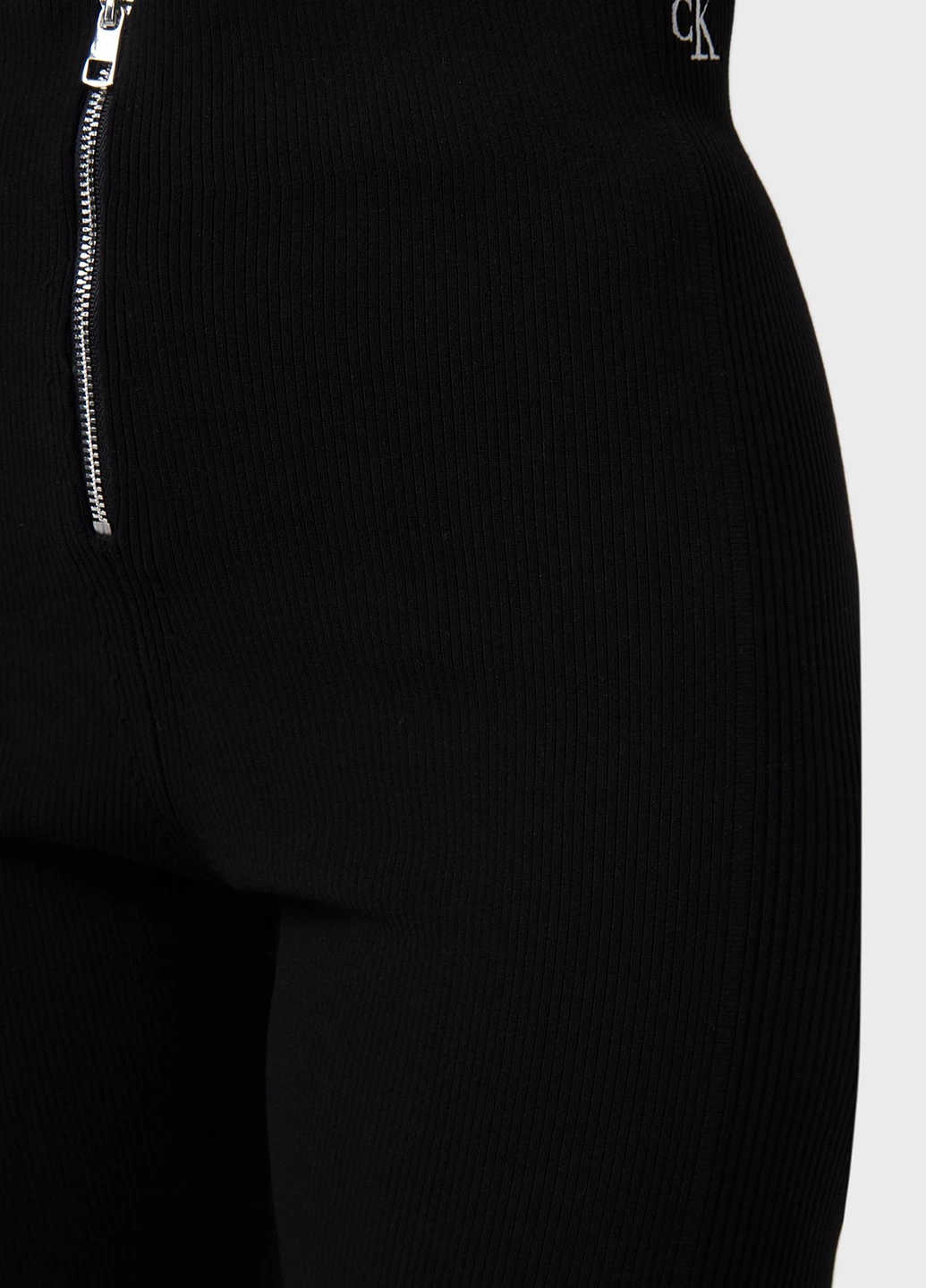 Черные демисезонные леггинсы Calvin Klein Jeans