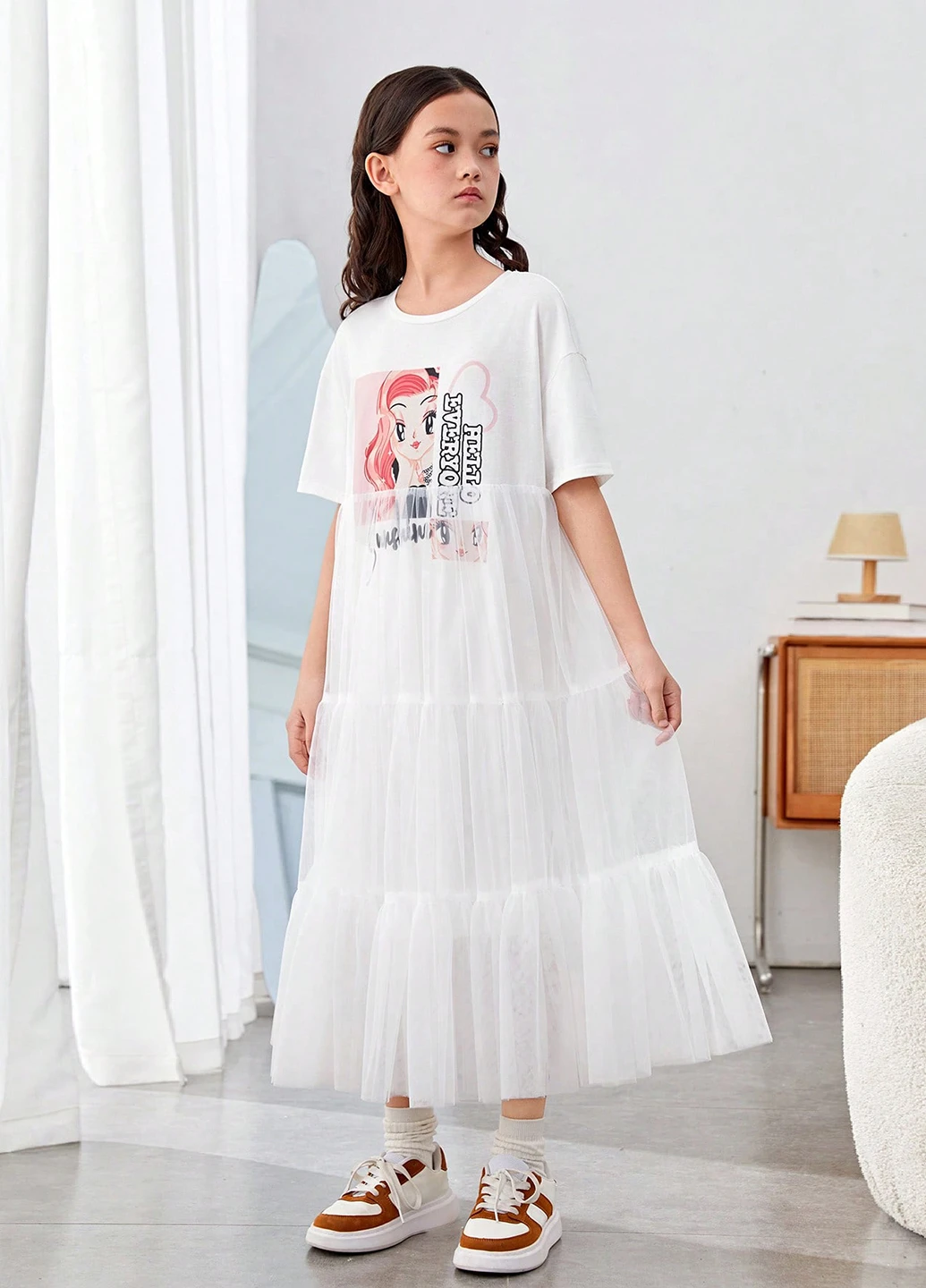 Біла сукня SHEIN (316137032)
