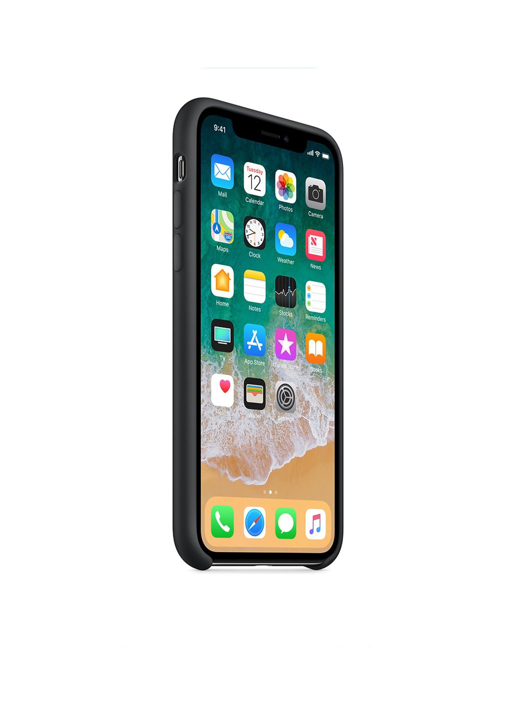 Чехол Silicone case for iPhone XR Black Apple (220821812)