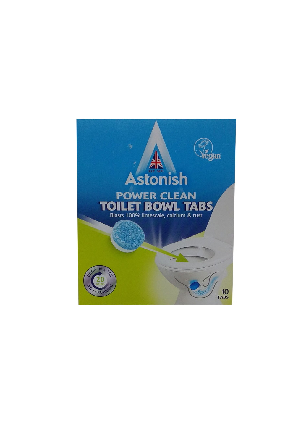 Таблетки для миття унітазу Toilet Bowl Tabs 10 tabs Astonish