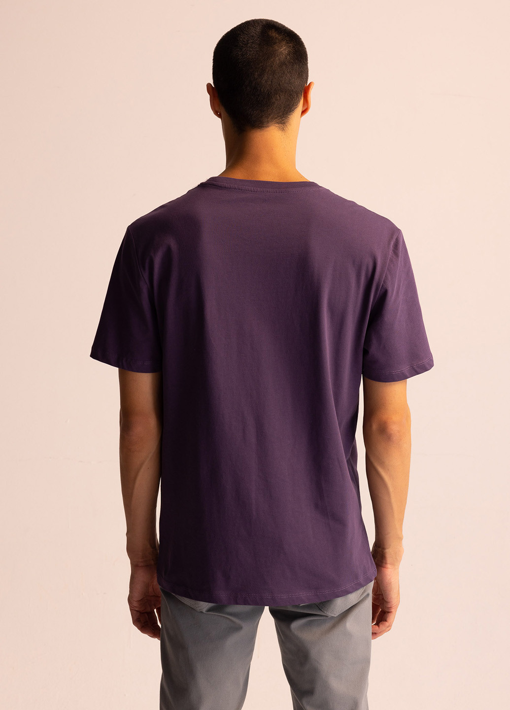 Фіолетова футболка DeFacto