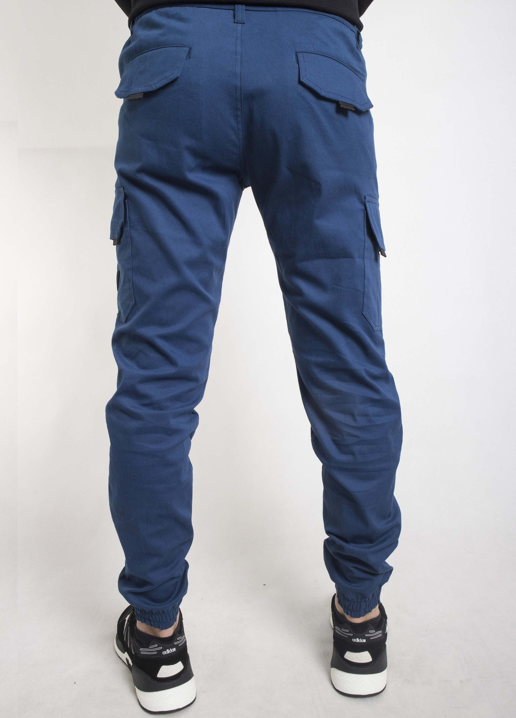 Синие кэжуал демисезонные карго брюки Custom Wear