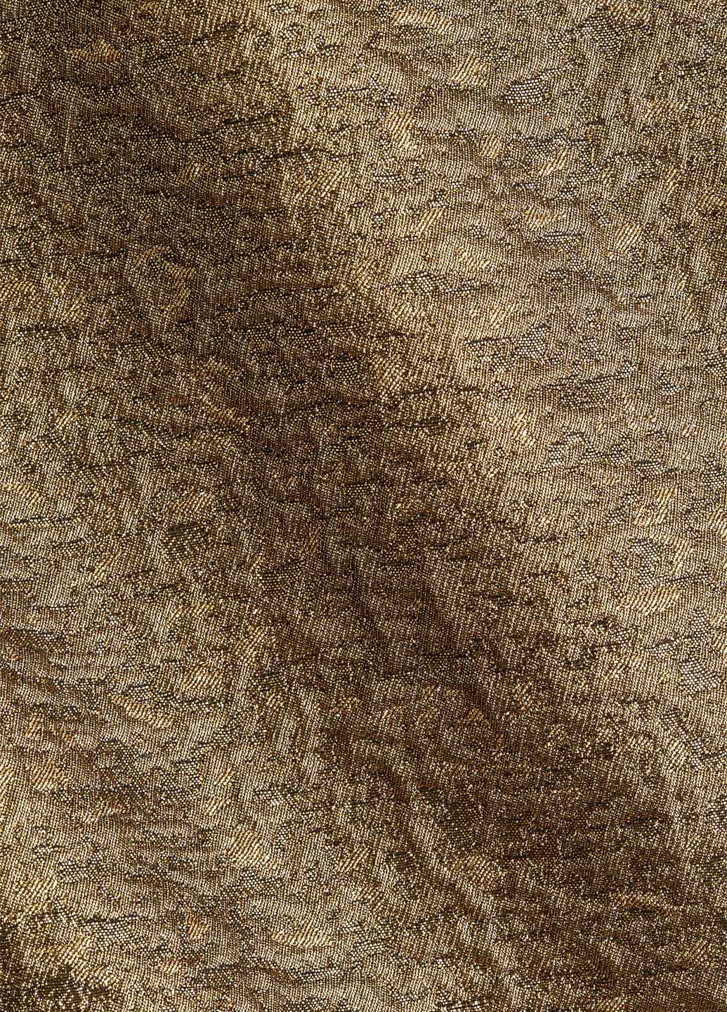 Золотистое вечернее, кэжуал платье платье-майка H&M однотонное