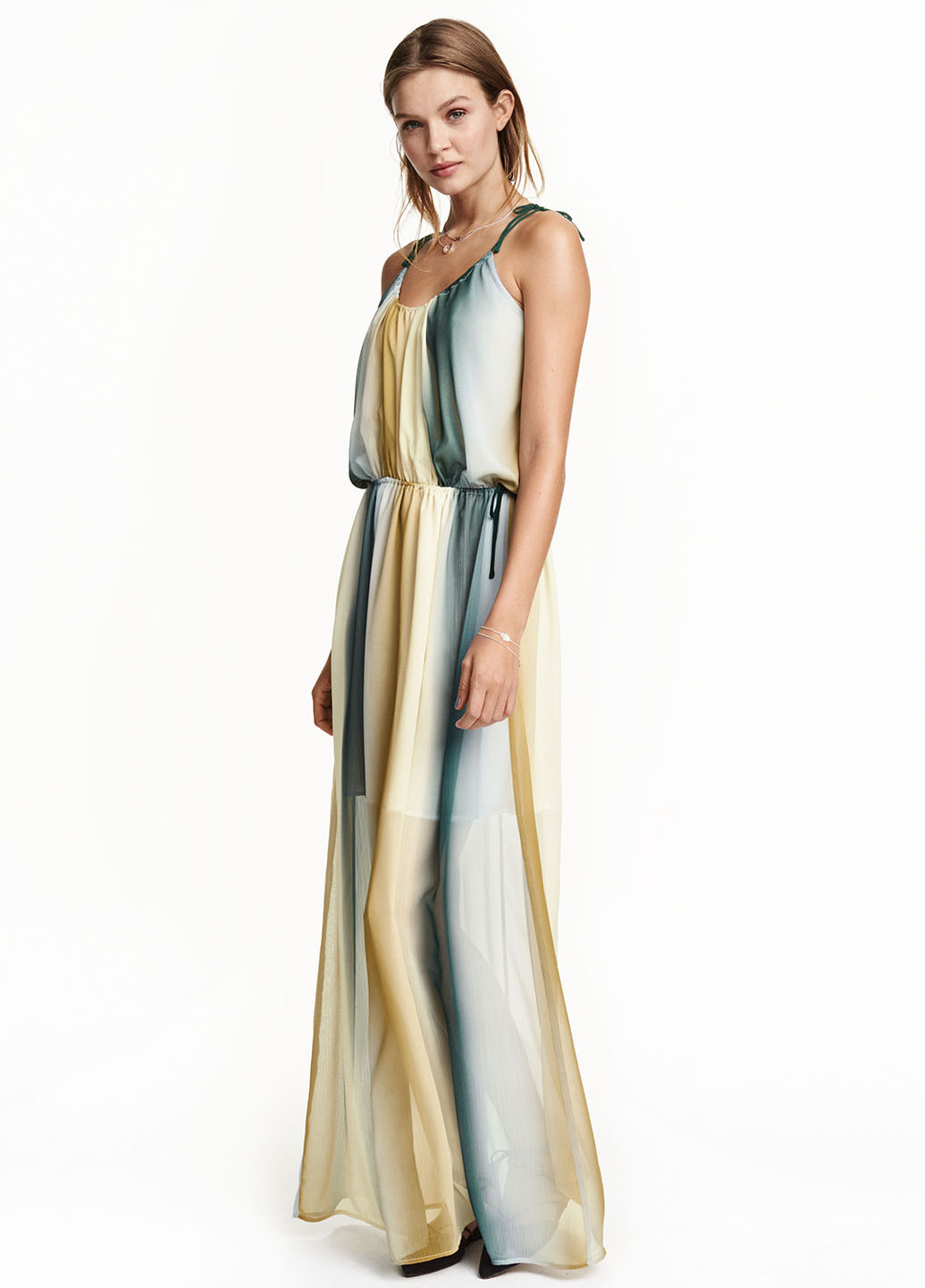 Комбинированное кэжуал платье H&M