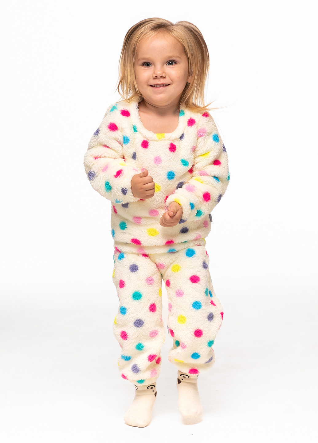 Молочна зимня піжама (світшот, штани) dexter's