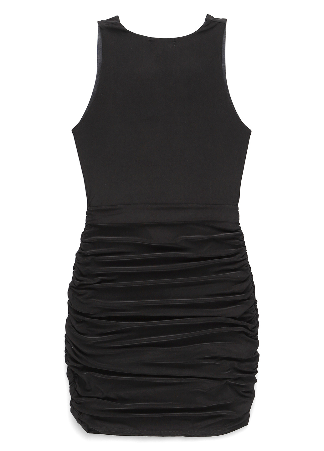 Чорна коктейльна, кежуал сукня силуетна PrettyLittleThing однотонна