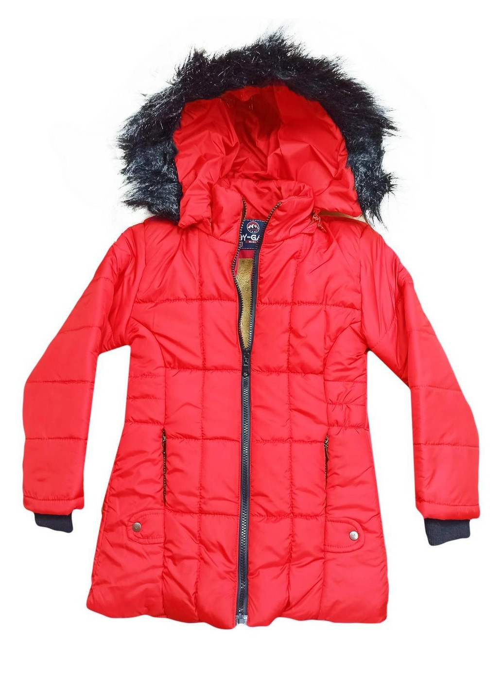 Красная зимняя куртка BY-GAZI