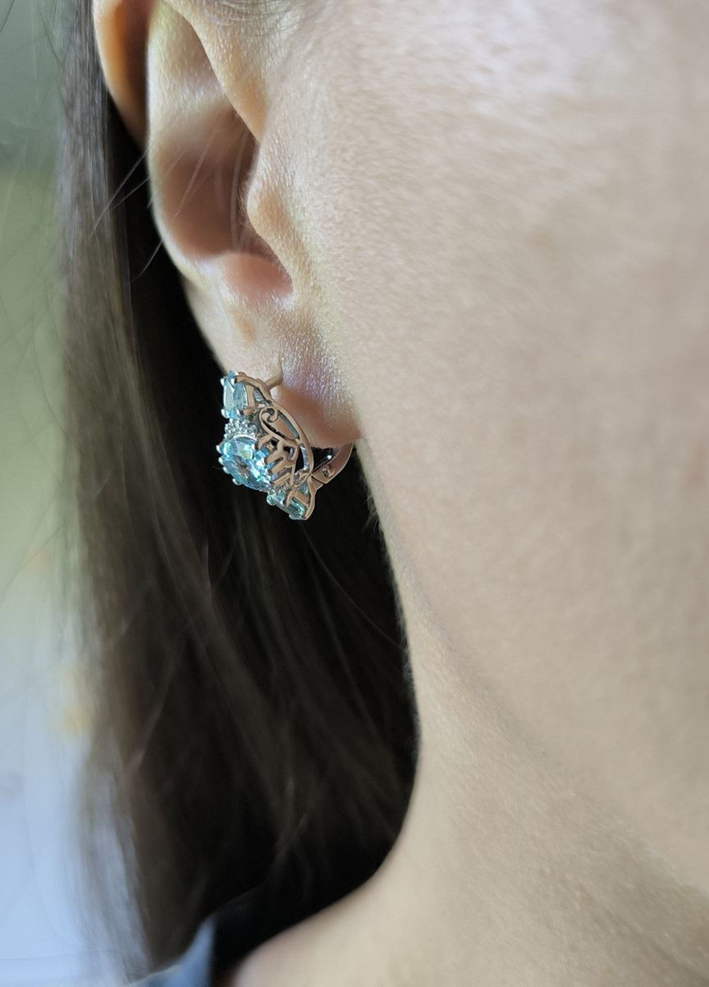 Сережки Silver Flame (354214494)