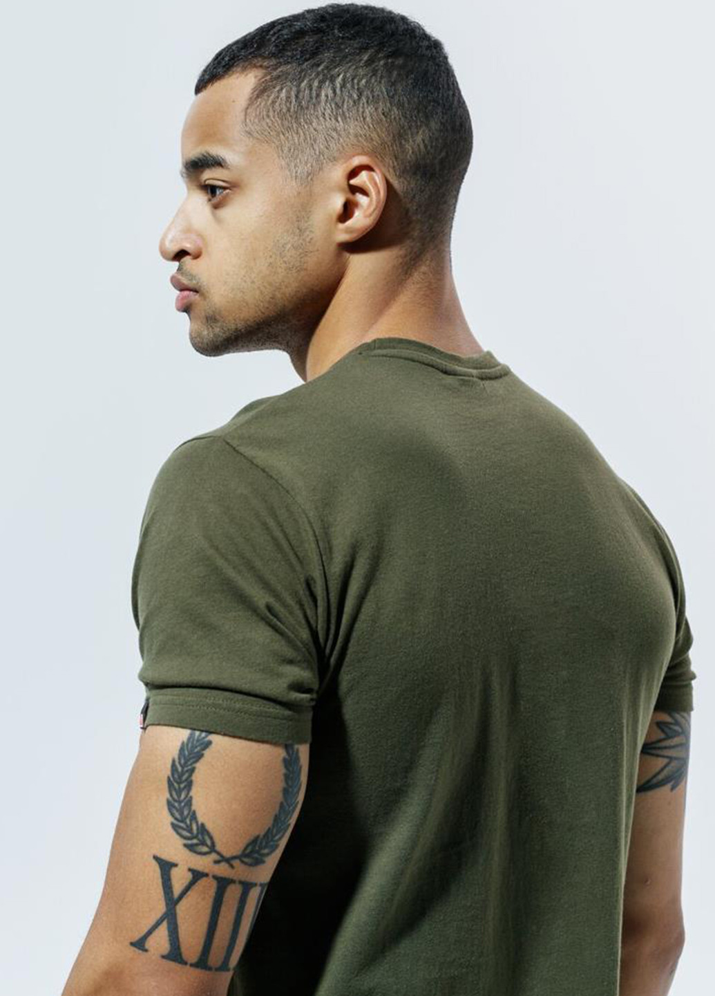 Хаки (оливковая) футболка shc07405-506 Ellesse SL Prado Tee