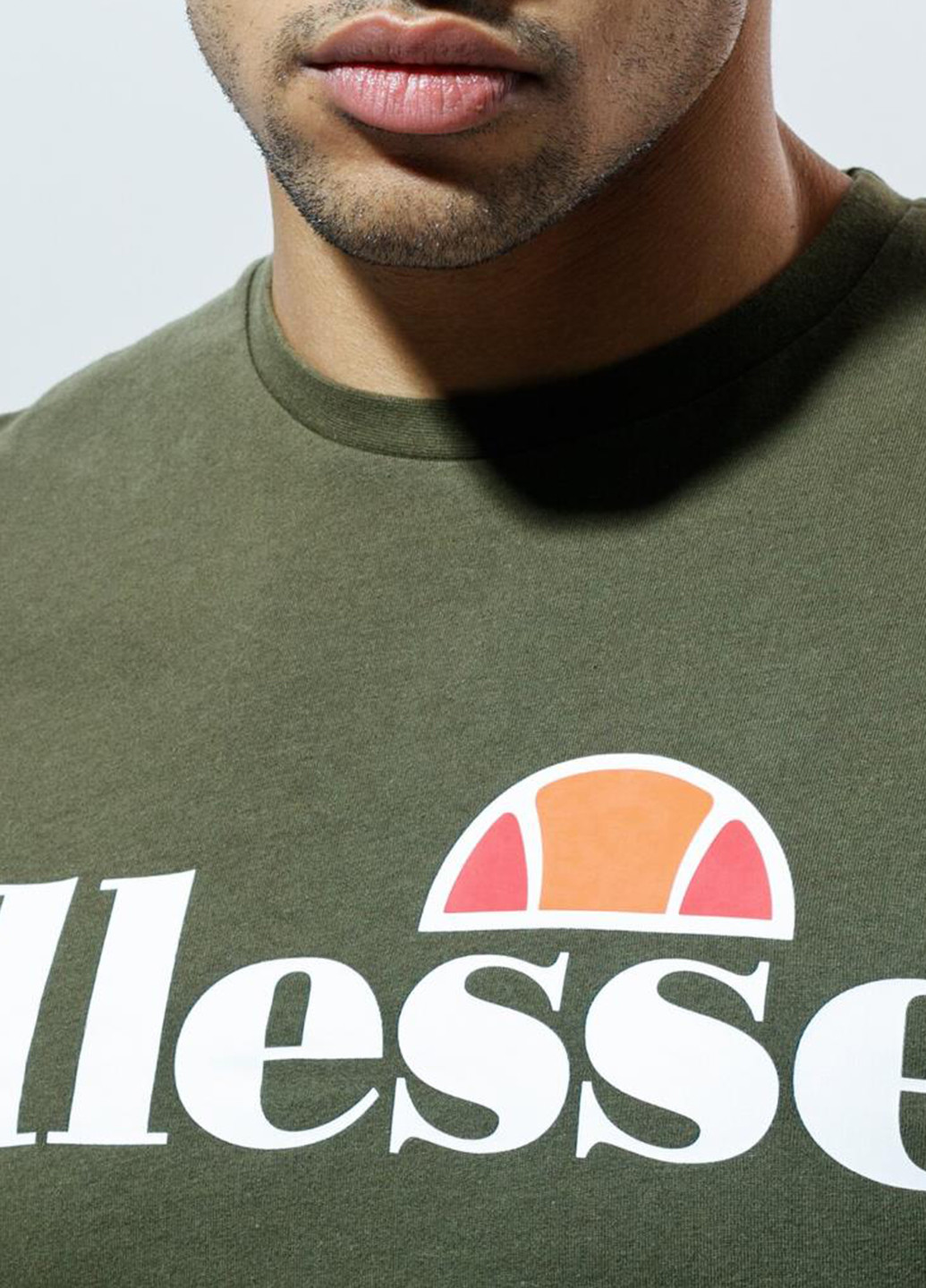 Хаки (оливковая) футболка shc07405-506 Ellesse SL Prado Tee