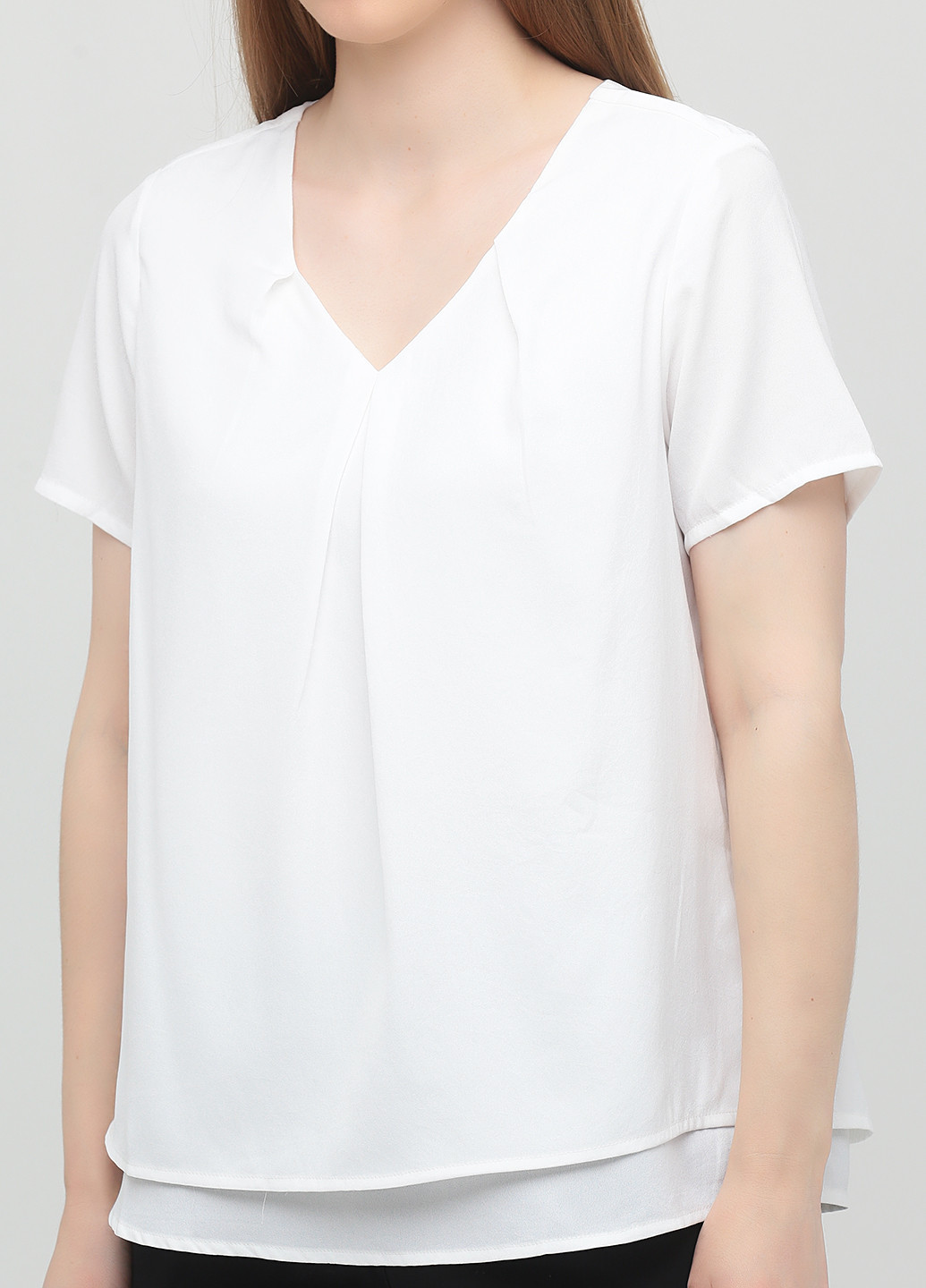 Белая летняя блуза Alessa W