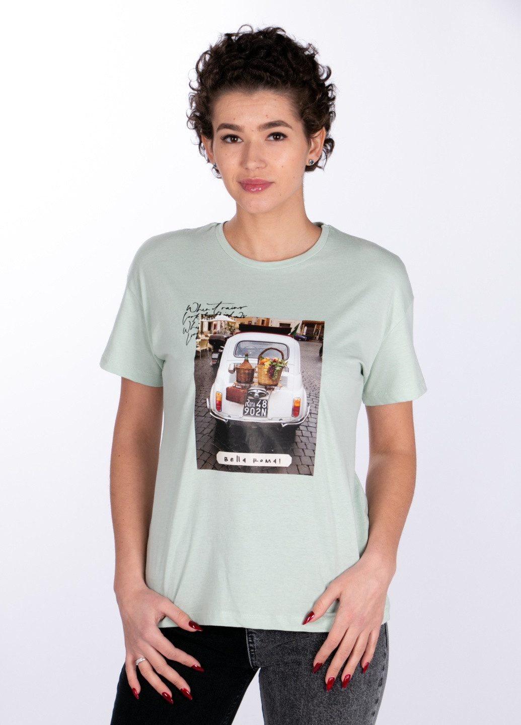 Оливковая летняя футболка ca-67 s оливковый (2000904044313) PEPPER MINT