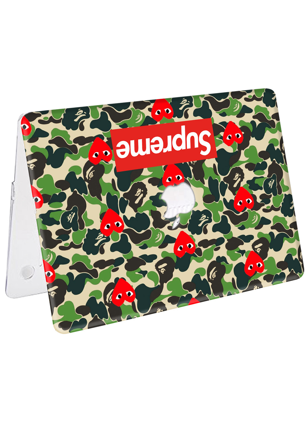Чехол пластиковый для Apple MacBook Air 13 A1466 / A1369 Бейп (Bape) (6351-1898) MobiPrint (218539418)