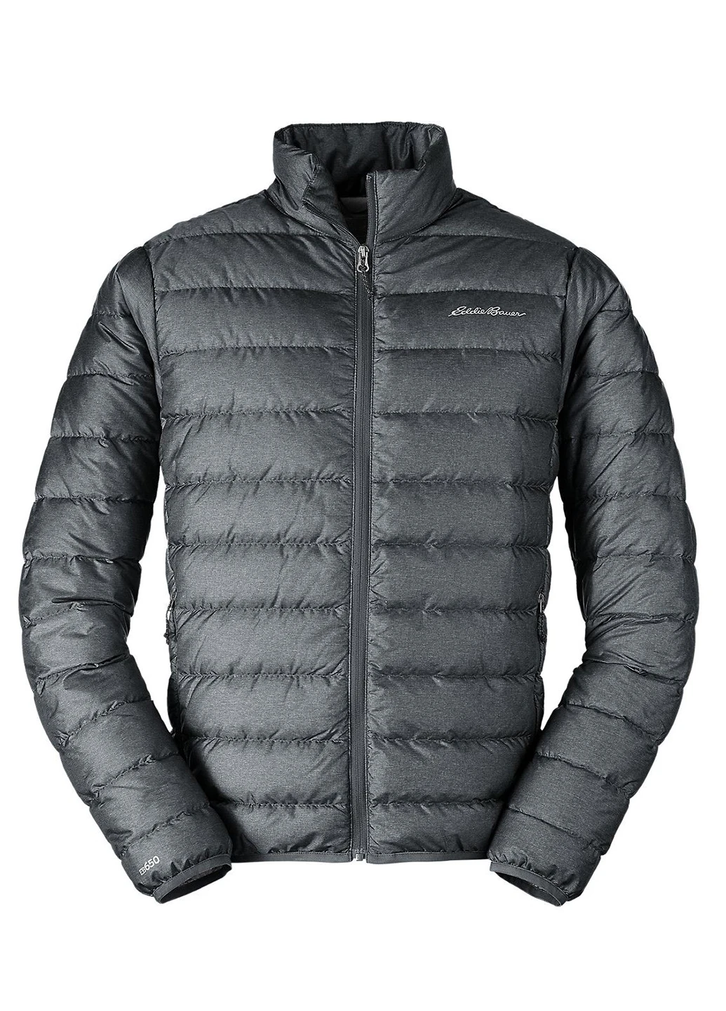 Сірий зимній Пуховик Eddie Bauer